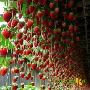 Клубника ампельная Анастасия купить по цене от 370р. в интернет-магазине «Посадика» с доставкой почтой в в Ртищевое и по всей России – [изображение №1].